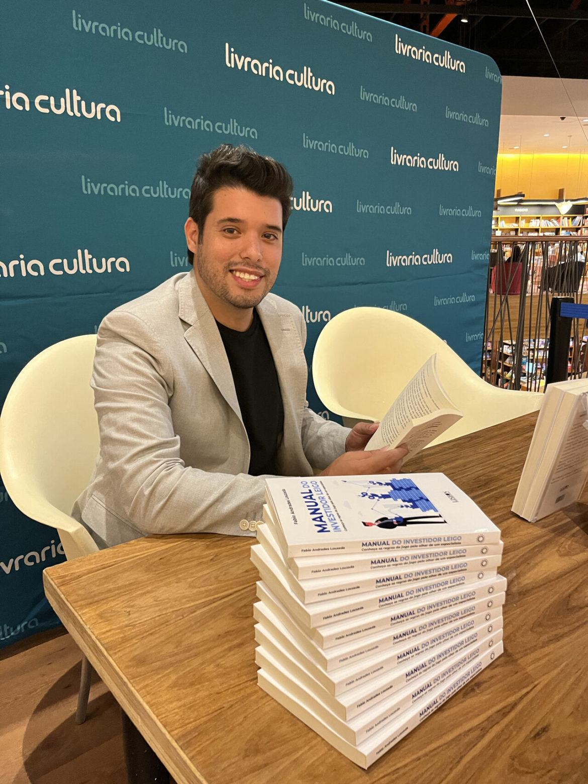 Bienal do Livro de SP: economista Fabio Louzada é uma das atrações do evento