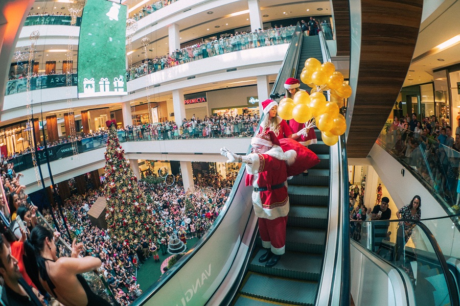 Aurora Shopping recebe o Papai Noel e abre o Natal neste sábado