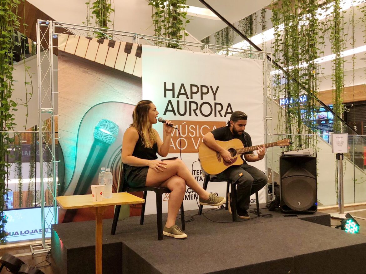 “Happy Aurora”: música ao vivo é atração em Shopping