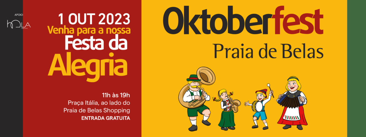 Praia de Belas Shopping traz a Oktoberfest de Santa Cruz do Sul para Porto Alegre neste final de semana