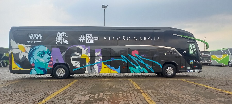 Viação Garcia/Brasil Sul apoia 8ª edição do Festival de Graffiti