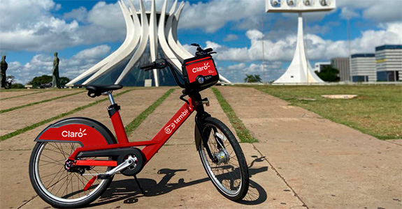Com economia de 80%, bike Claro lança plano especial em Brasília: 5 dias pelo preço de 1