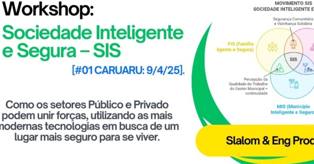 Caruaru sedia a próxima edição do Workshop ‘Sociedade Inteligente e Segura’, com apoio da Alfa Sense