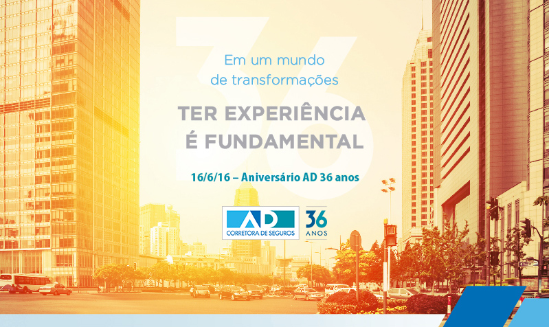 AD Corretora de Seguros comemora aniversário de 36 anos