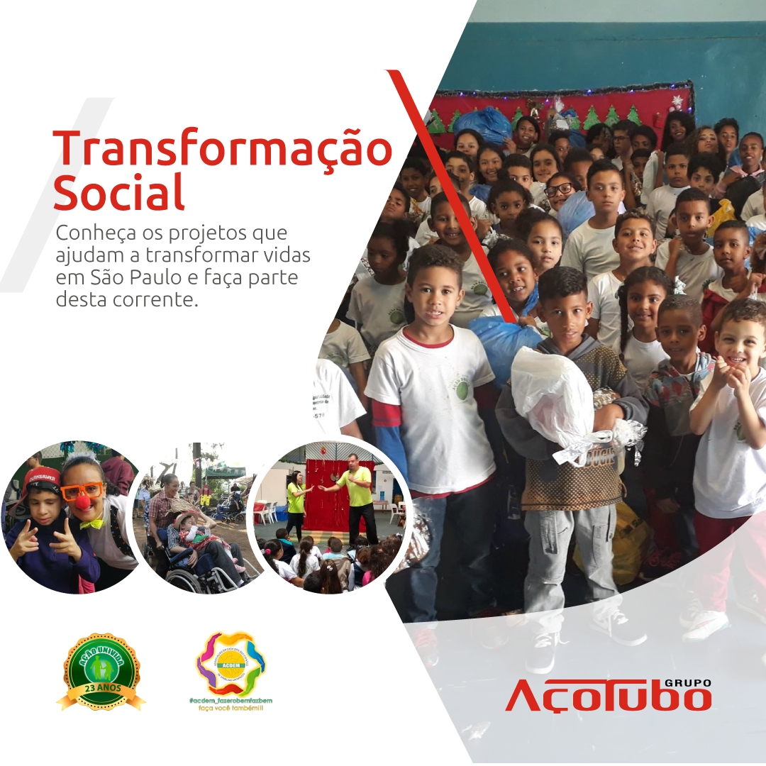 Grupo Açotubo apoia projetos voltados para inclusão, promoção da saúde e proteção animal no mês de agosto