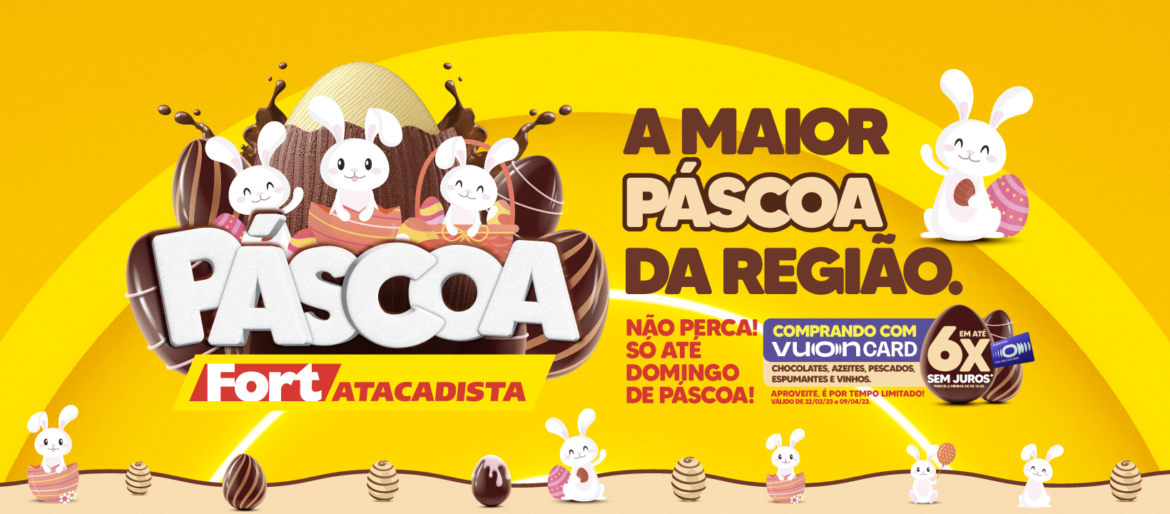 Páscoa 2023: rede atacadista tem preços baixos e condições especiais de pagamento