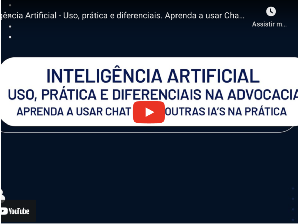 Inteligência Artificial na Advocacia: Como o Chat GPT e outras IA`s estão moldando o futuro da profissão