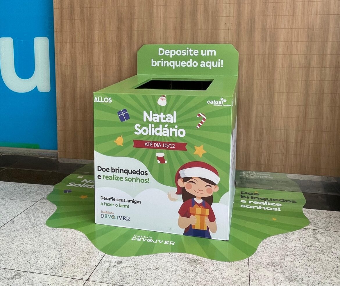 Natal Solidário no Catuaí vai até 10 de dezembro