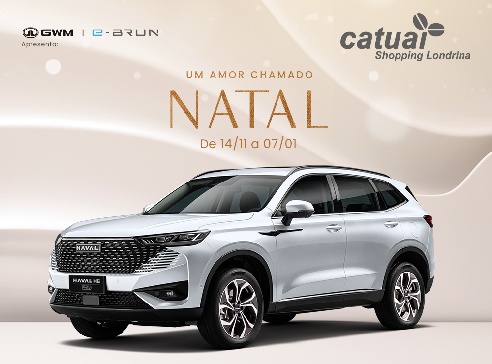 Shopping sorteia carro híbrido e importado em campanha de Natal