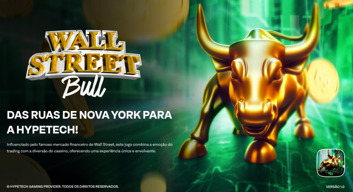 Wall Street Bull: Hypetech lança jogo inovador que une negociação de ações e cassino online