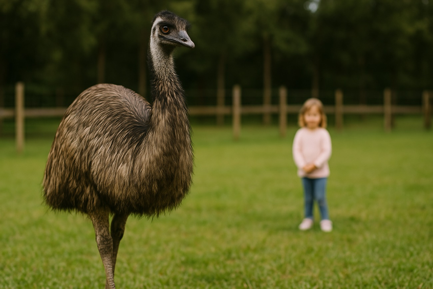 A ave de estimação gigante que conquistou o coração do Brasil